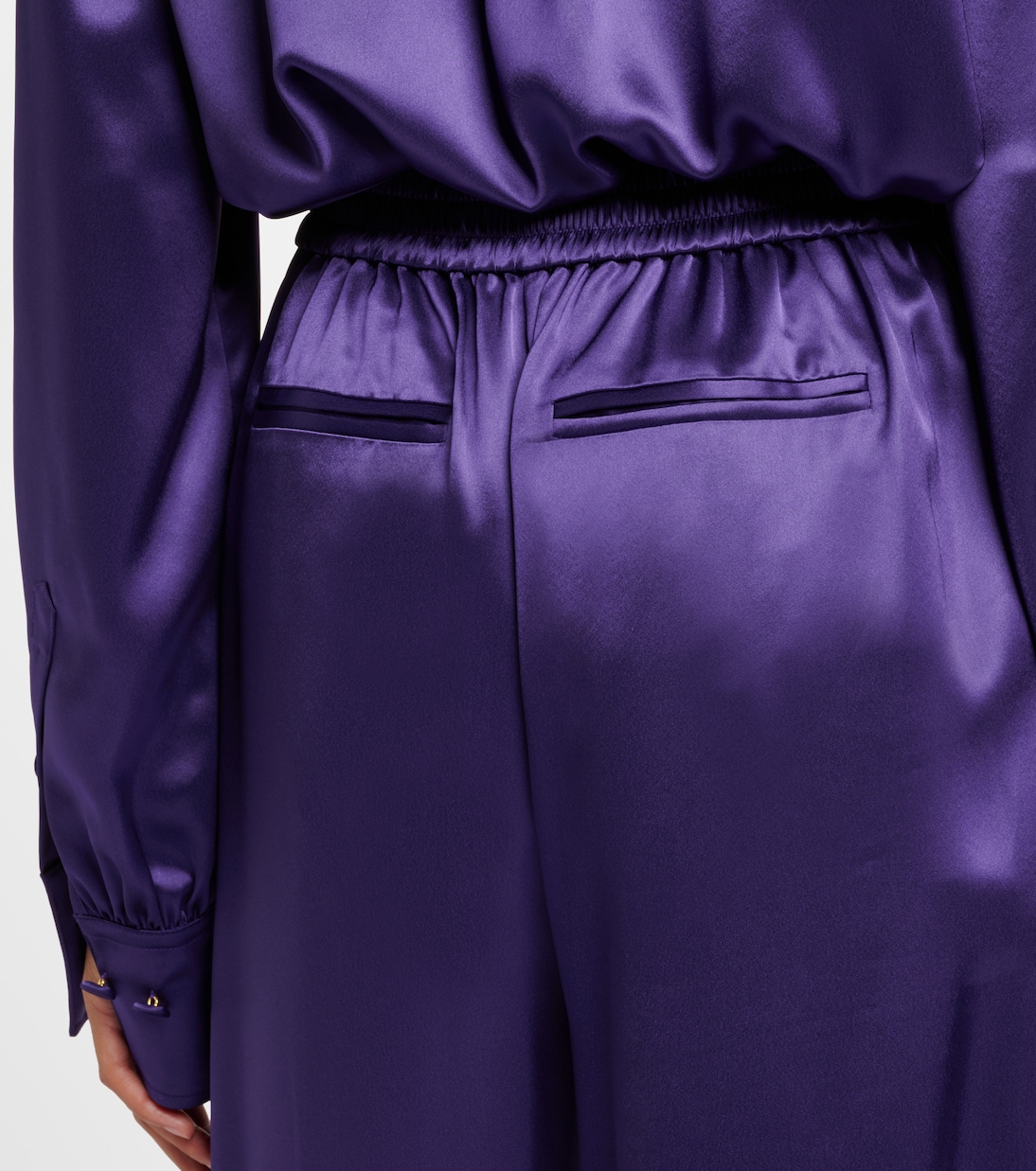 Dijon satin wide-leg pants | Joseph