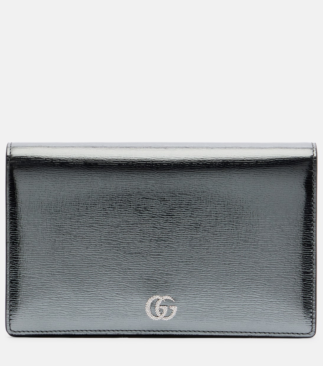 GG Marmont leather wallet on chain | Gucci