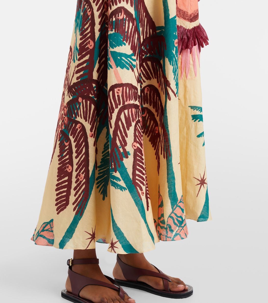 Midikleid aus Leinen | Johanna Ortiz