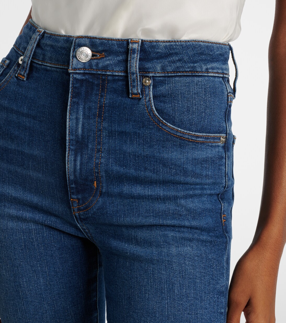 Reboot high-rise flared jeans | Frame