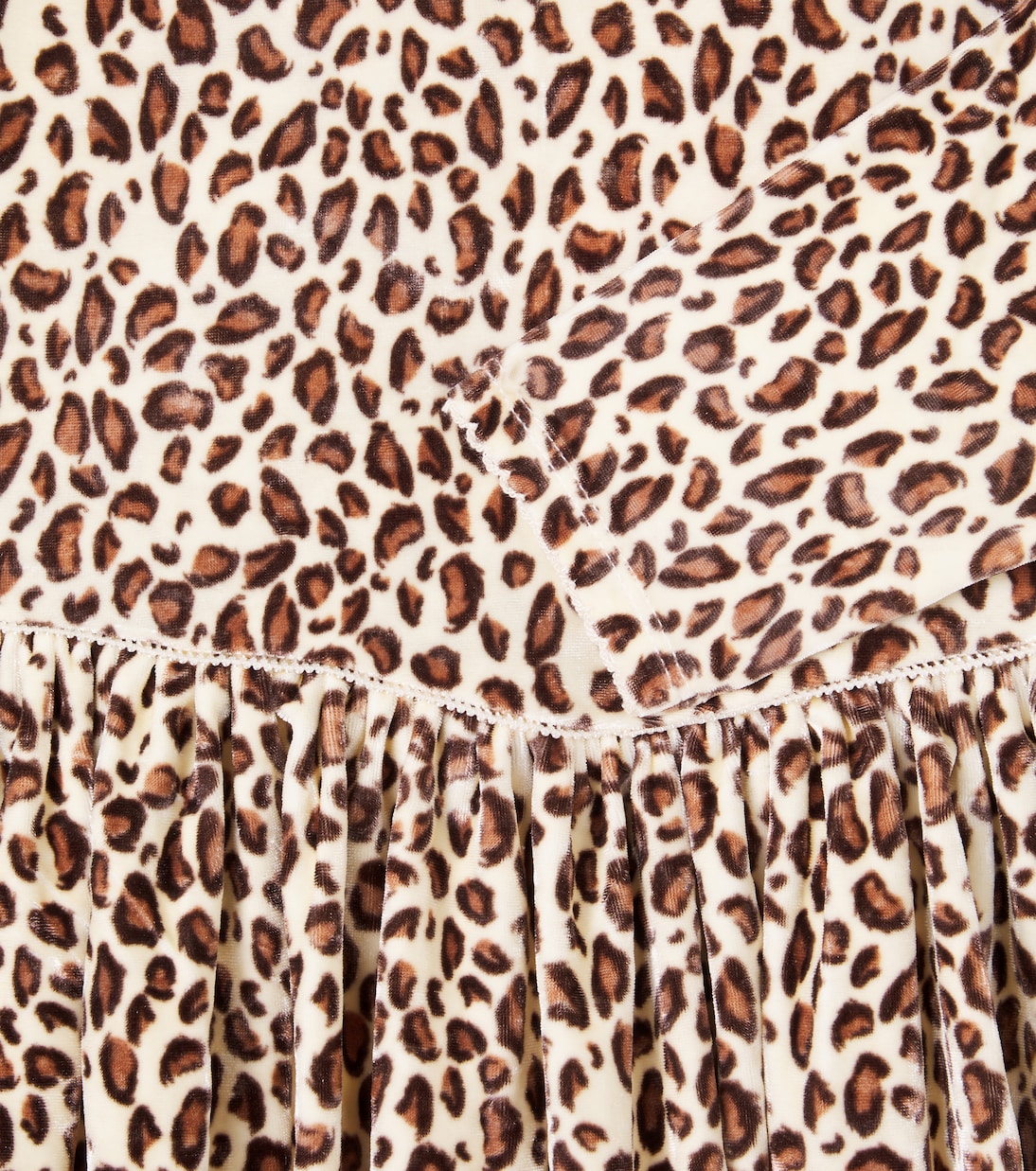 Carlito leopard-print velvet dress | Konges Sløjd