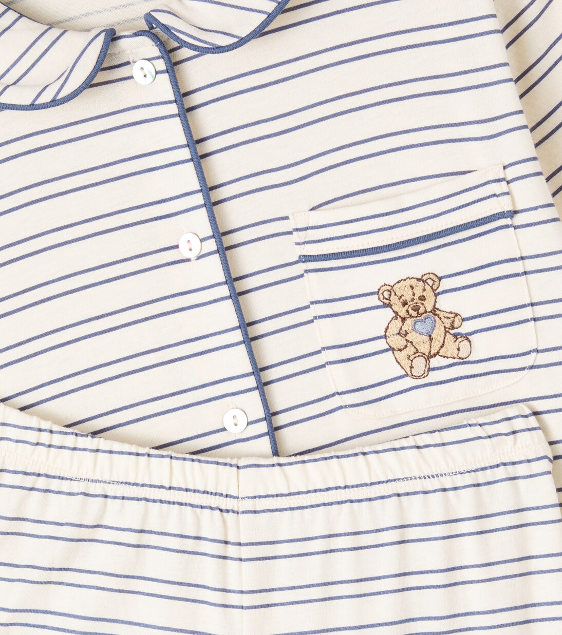 Pio striped cotton jersey pajama set | Konges Sløjd