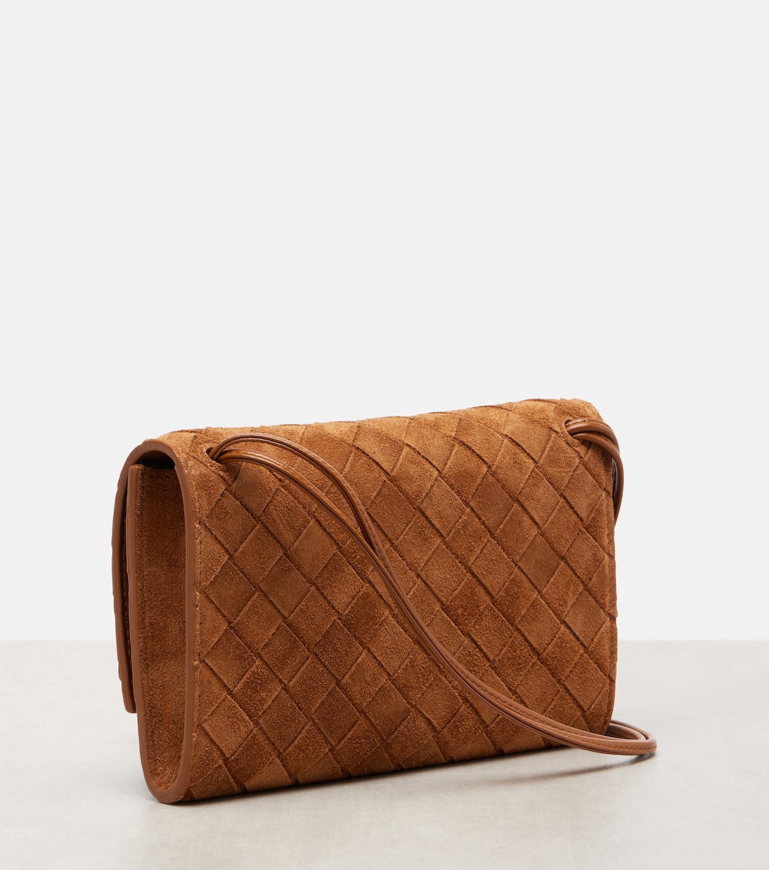 Andiamo Intrecciato Mini pouch with strap | Bottega Veneta