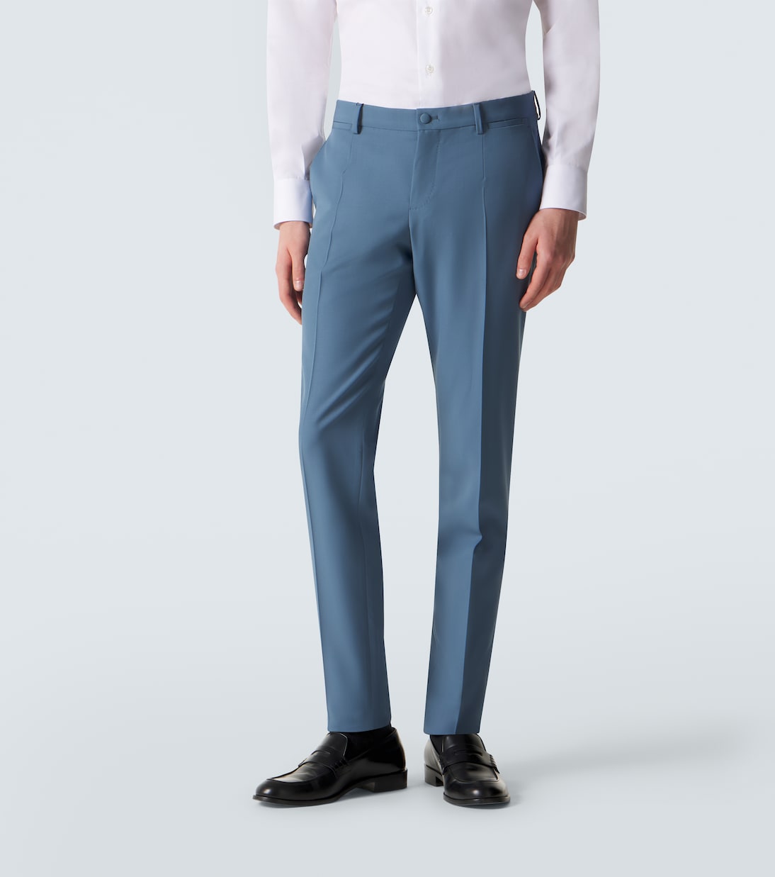 Pantaloni regular in lana vergine | Dolce&Gabbana
