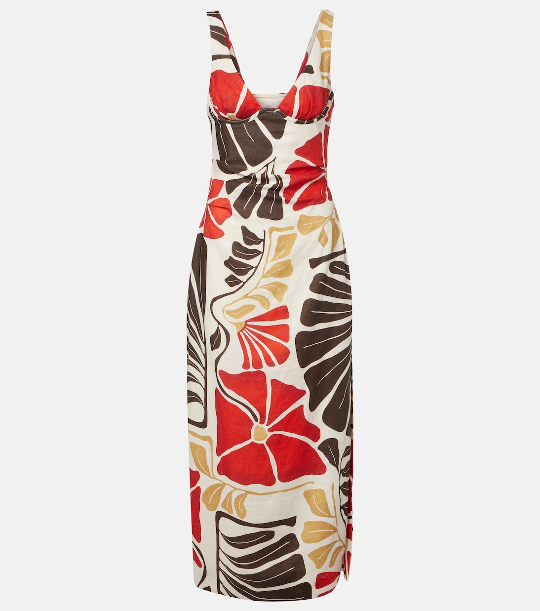 Julietta floral linen midi dress | SIR