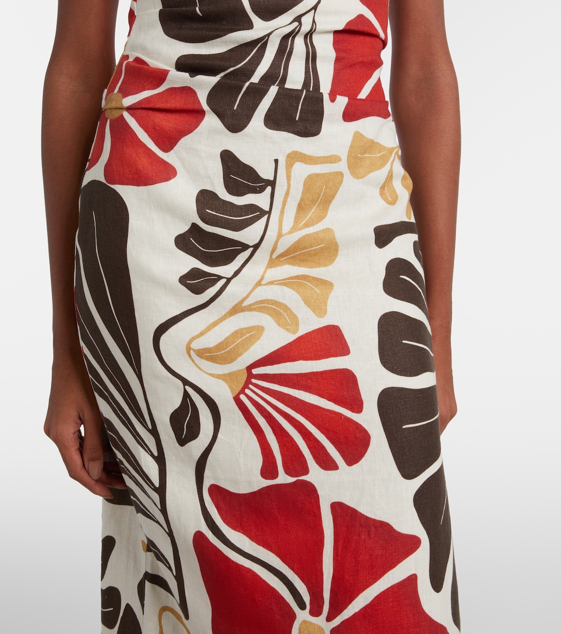 Julietta floral linen midi dress | SIR