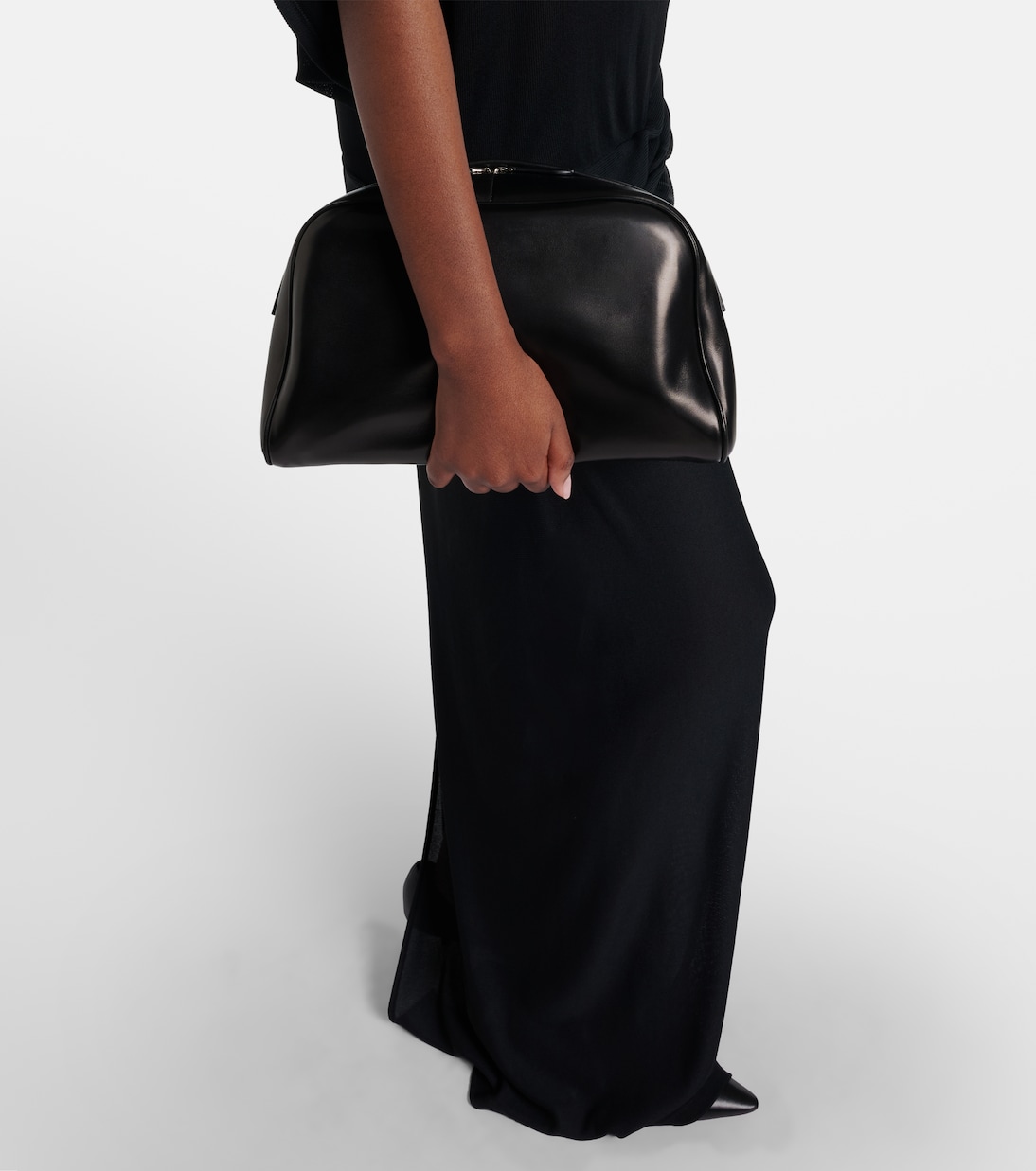 Leila Small leather clutch | The Row