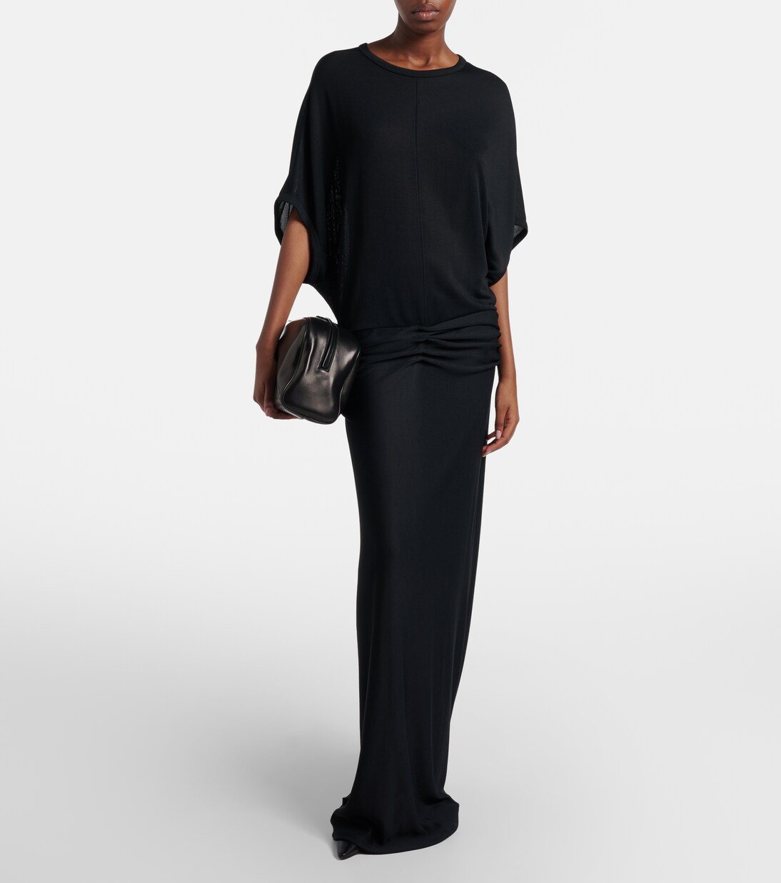 Leila Small leather clutch | The Row