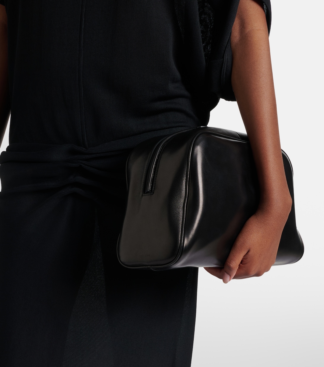 Leila Small leather clutch | The Row