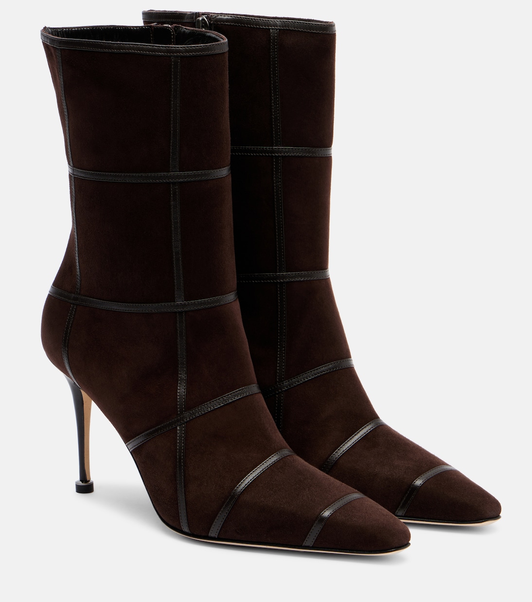 Trulona 90 suede ankle boots | Manolo Blahnik