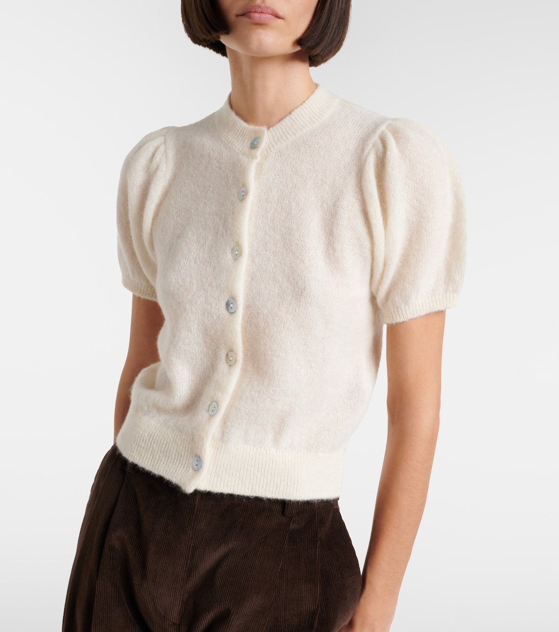 Anisa alpaca and wool-blend cardigan | Dôen
