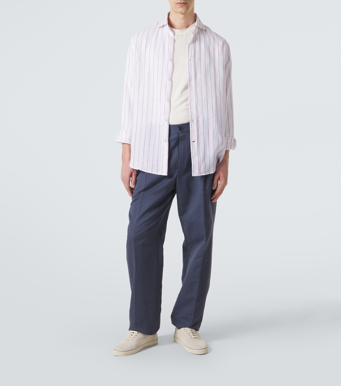 Striped linen shirt | Brunello Cucinelli
