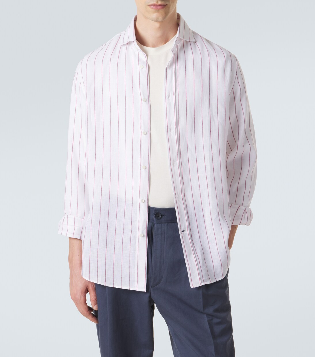 Striped linen shirt | Brunello Cucinelli