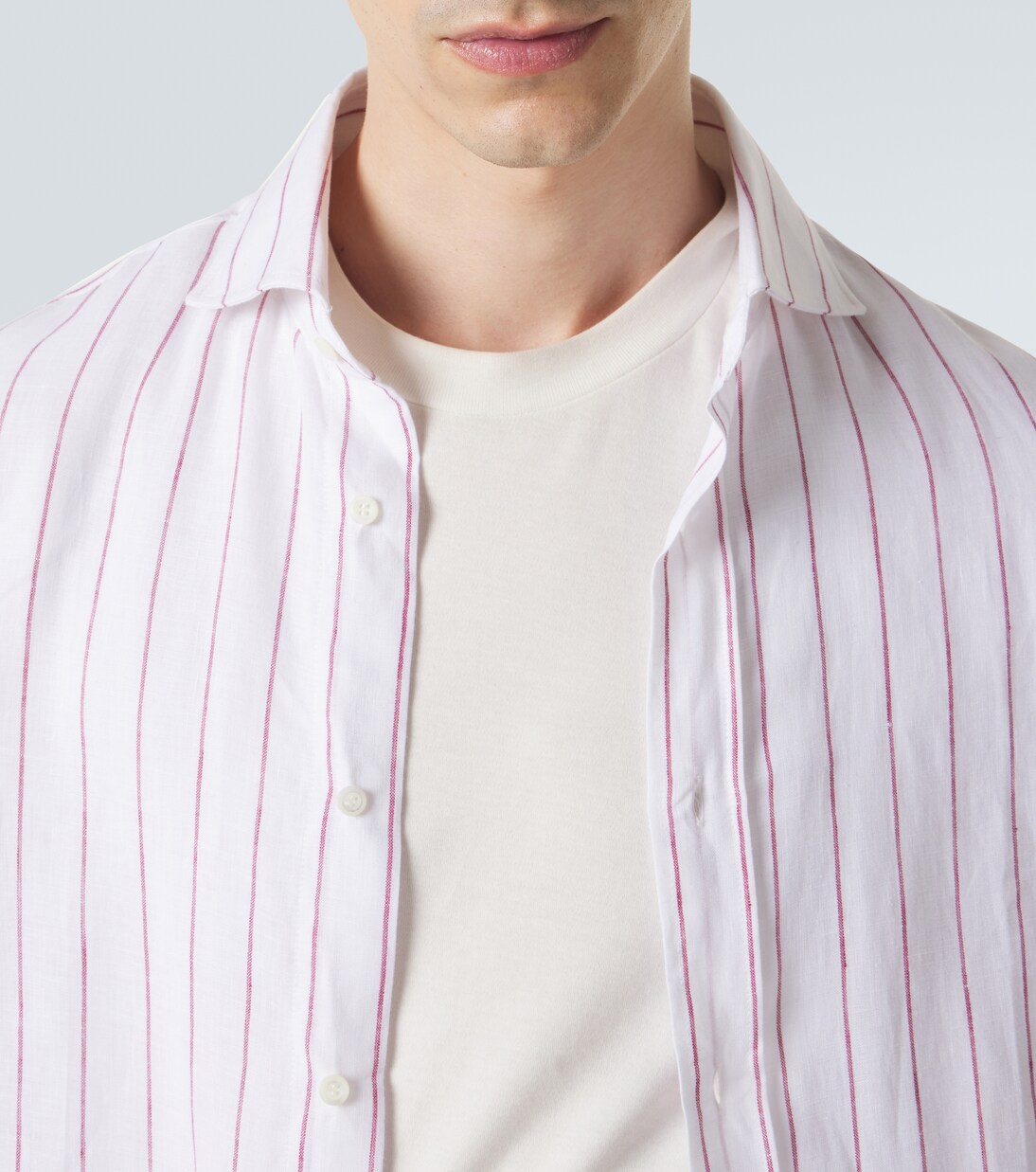 Striped linen shirt | Brunello Cucinelli