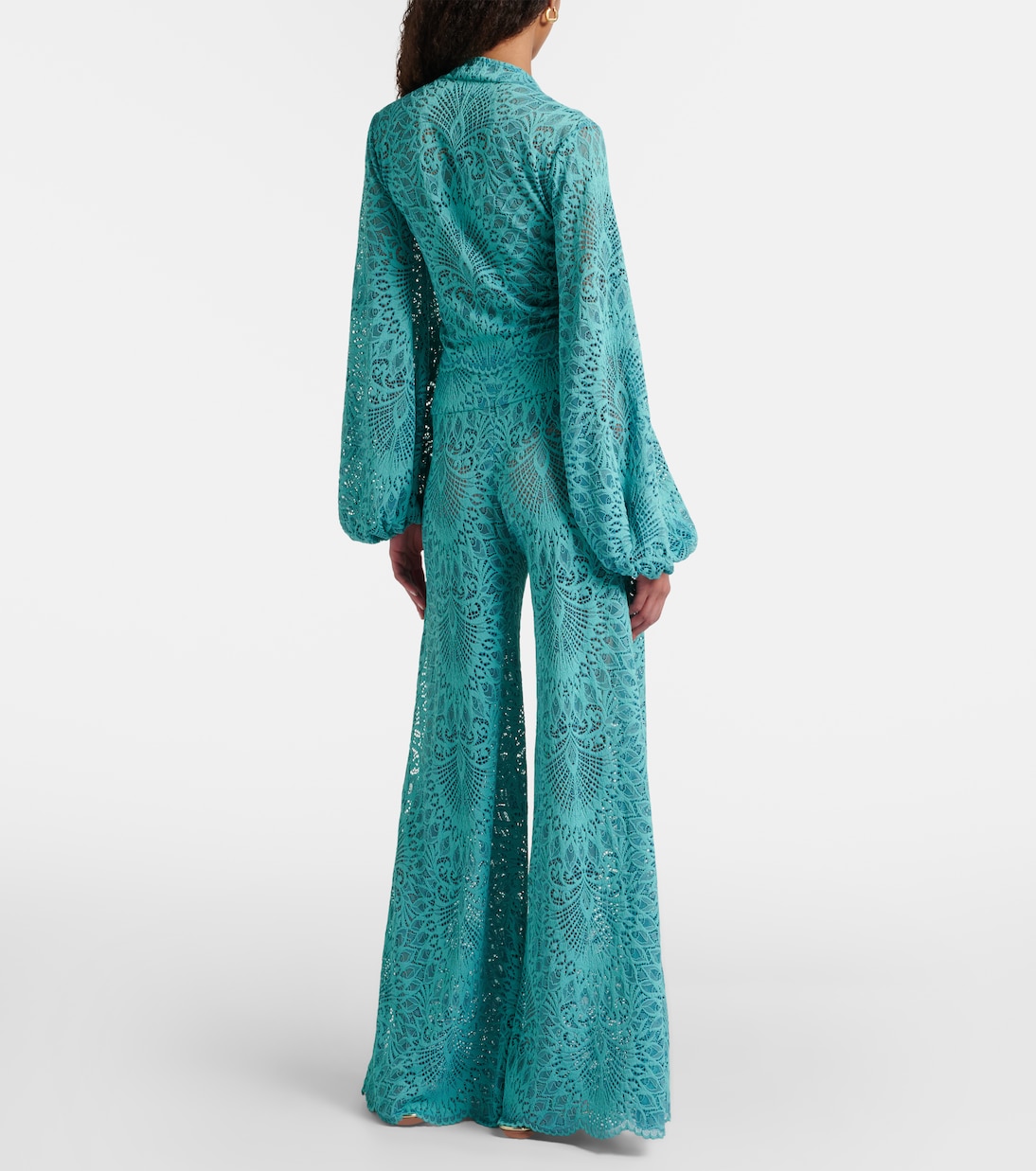 Paloma lace wide-leg pants | Alexandra Miro