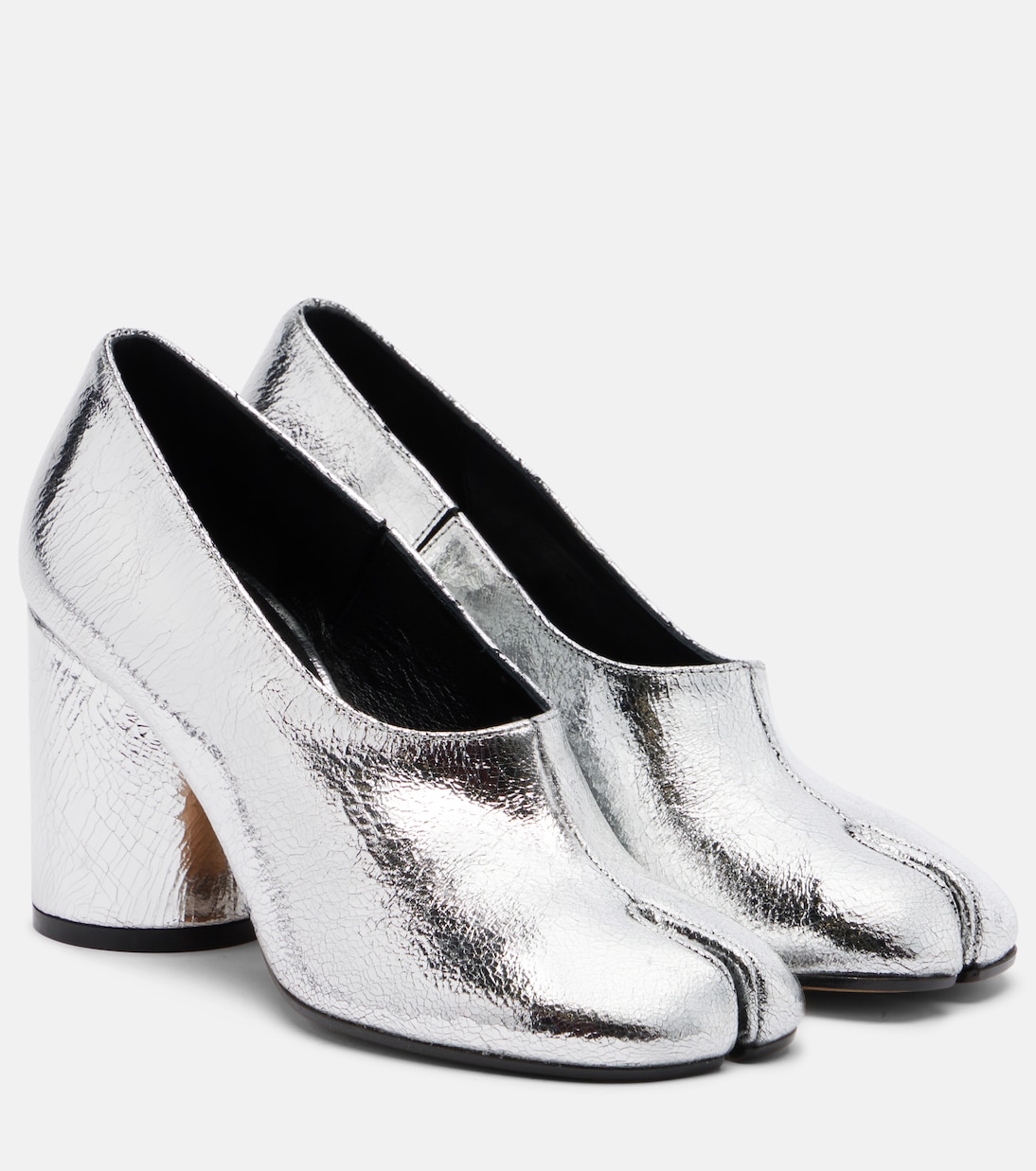 Tabi 80 metallic leather pumps | Maison Margiela