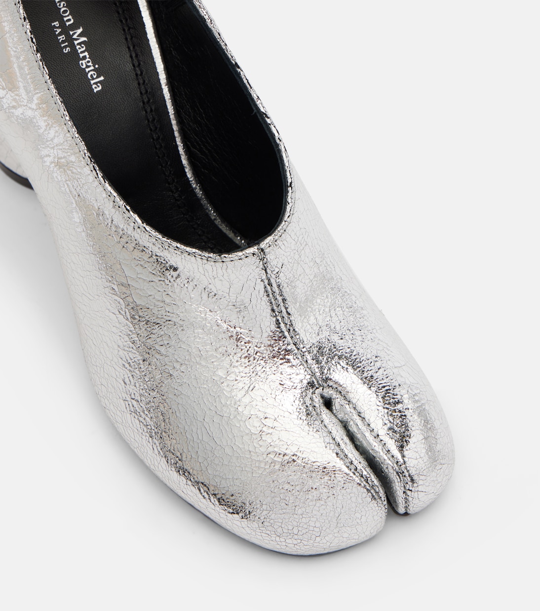 Tabi 80 metallic leather pumps | Maison Margiela