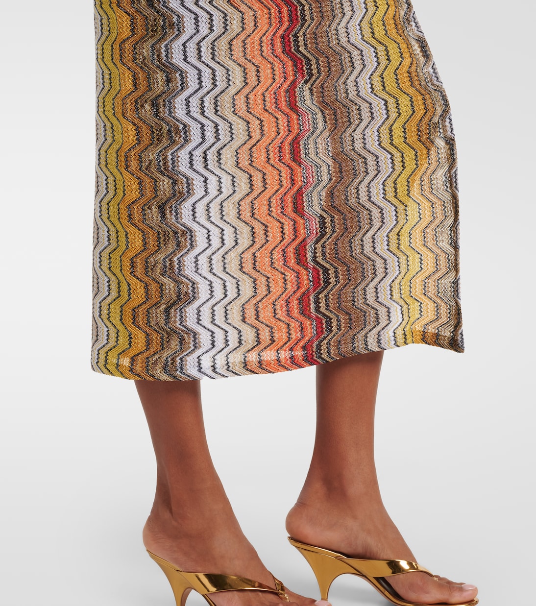 Wave lamé beach dress | Missoni