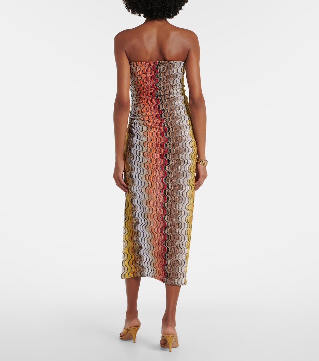 Wave lamé beach dress | Missoni