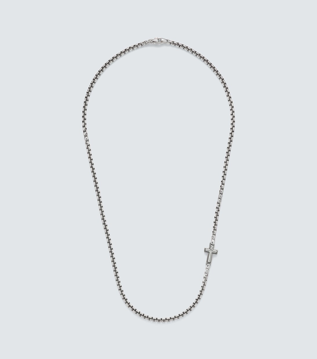 Cross Station sterling silver necklace | David Yurman