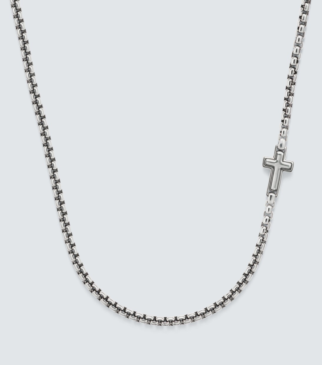 Cross Station sterling silver necklace | David Yurman