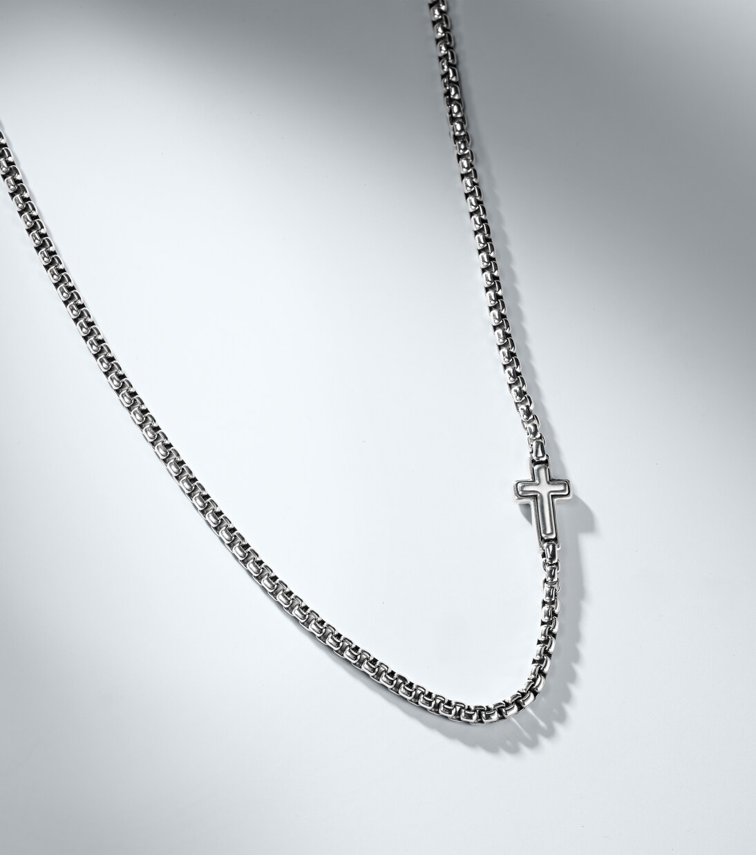 Cross Station sterling silver necklace | David Yurman