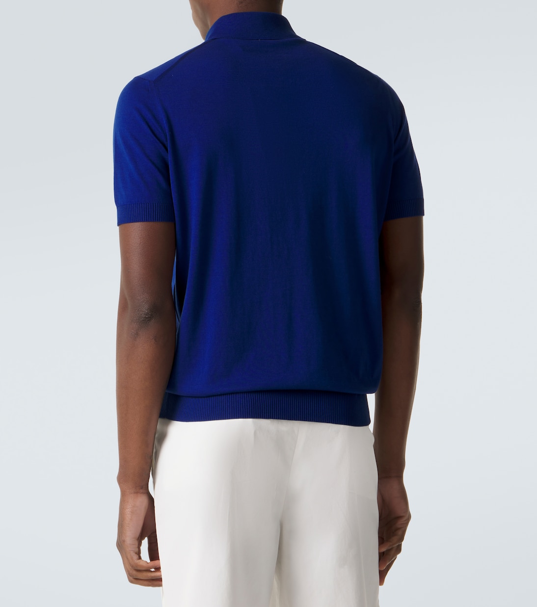 Cotton and silk polo shirt | Dunhill