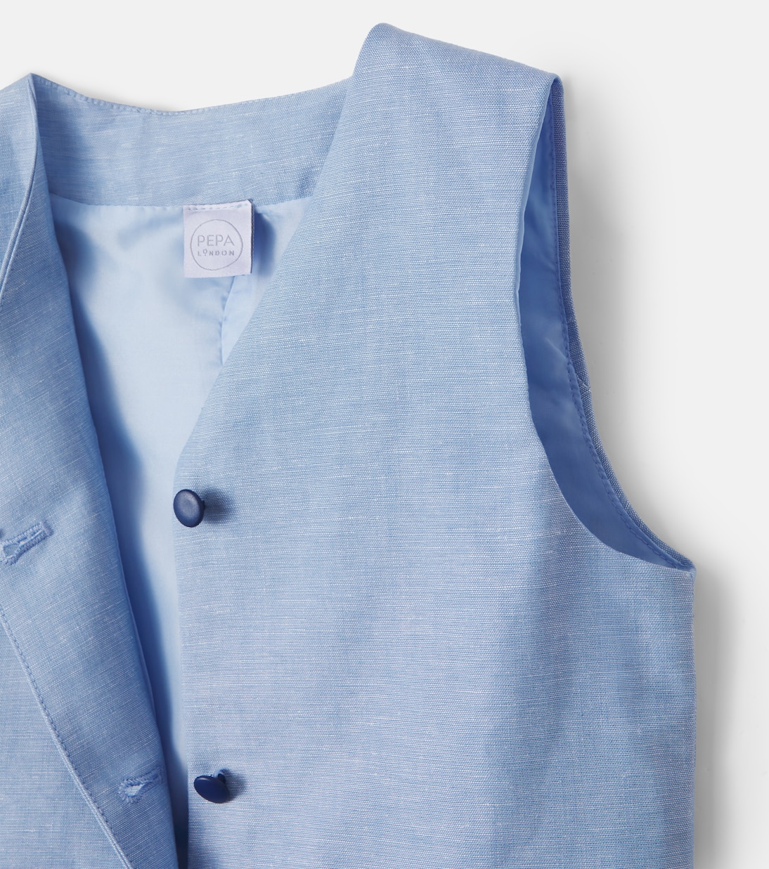 Cotton-blend vest | Pepa London