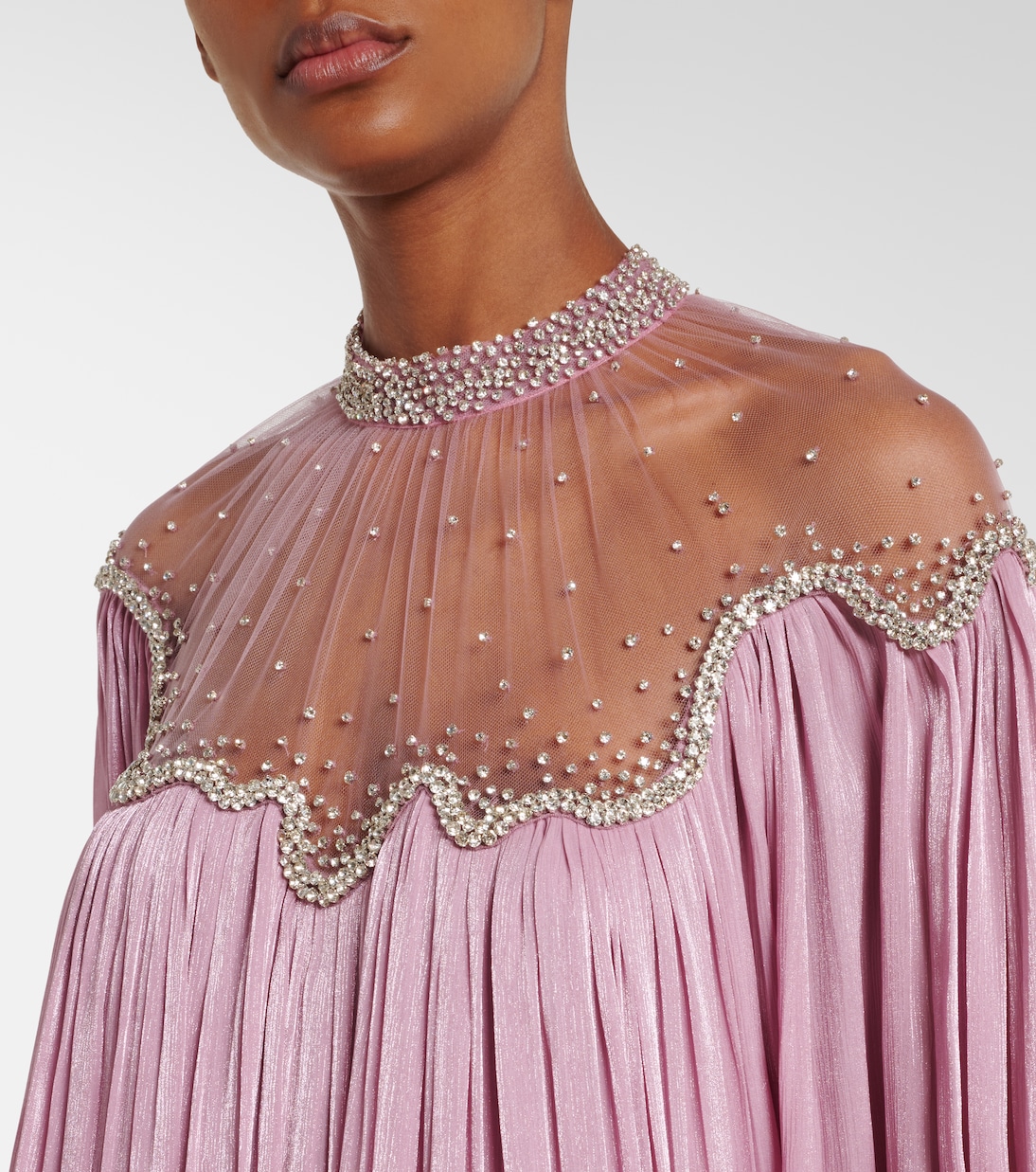 Verzierte Robe Elline | Costarellos