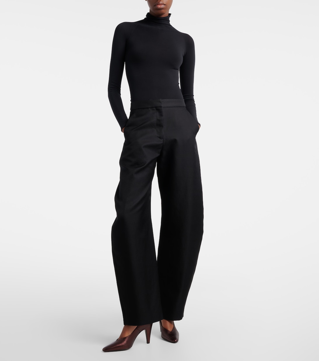 Pumps aus Metallic-Leder | Alaïa