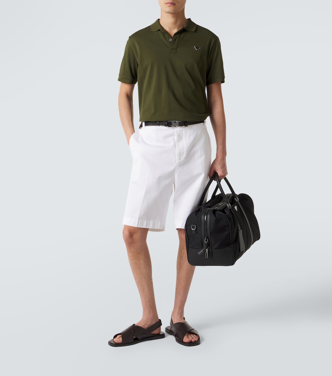 Leather sandals | Prada