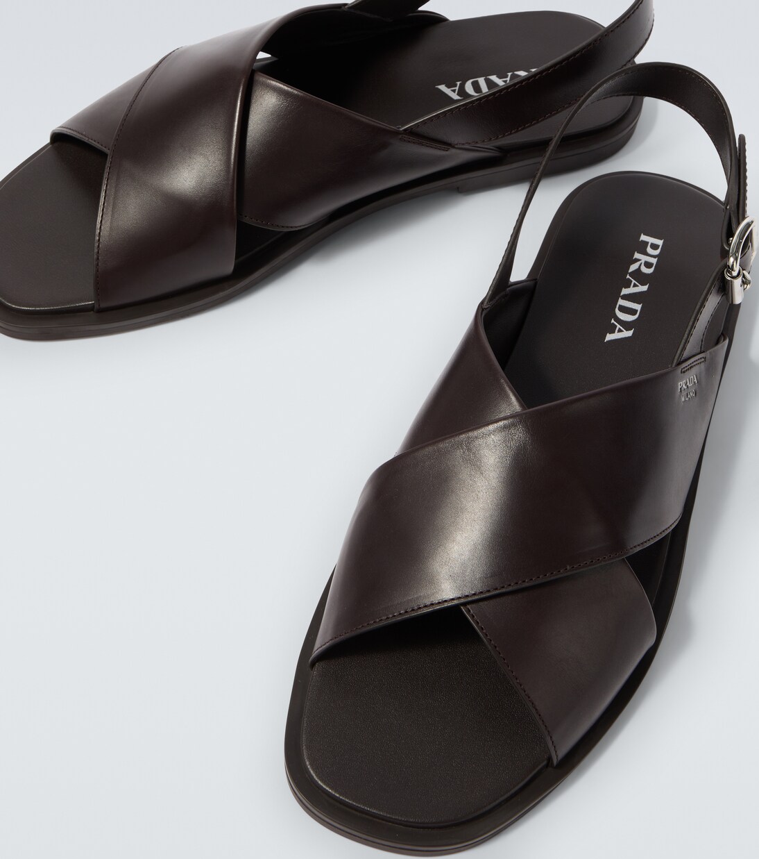 Leather sandals | Prada