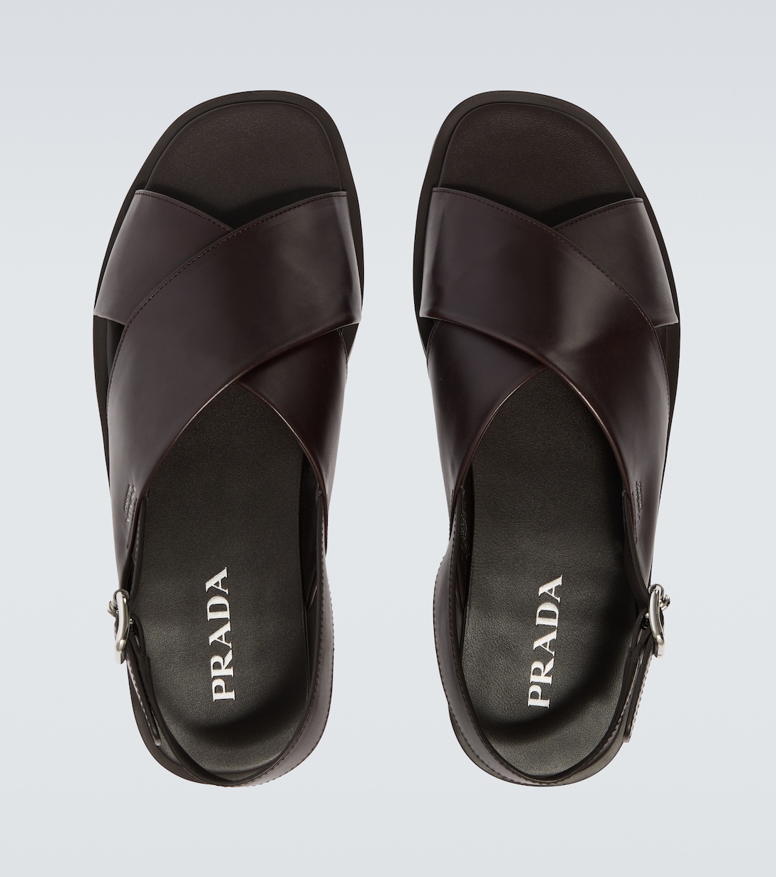Leather sandals | Prada