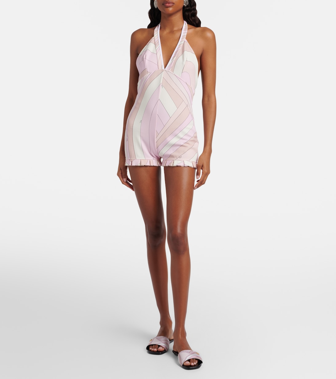 Iride satin jersey romper | Pucci