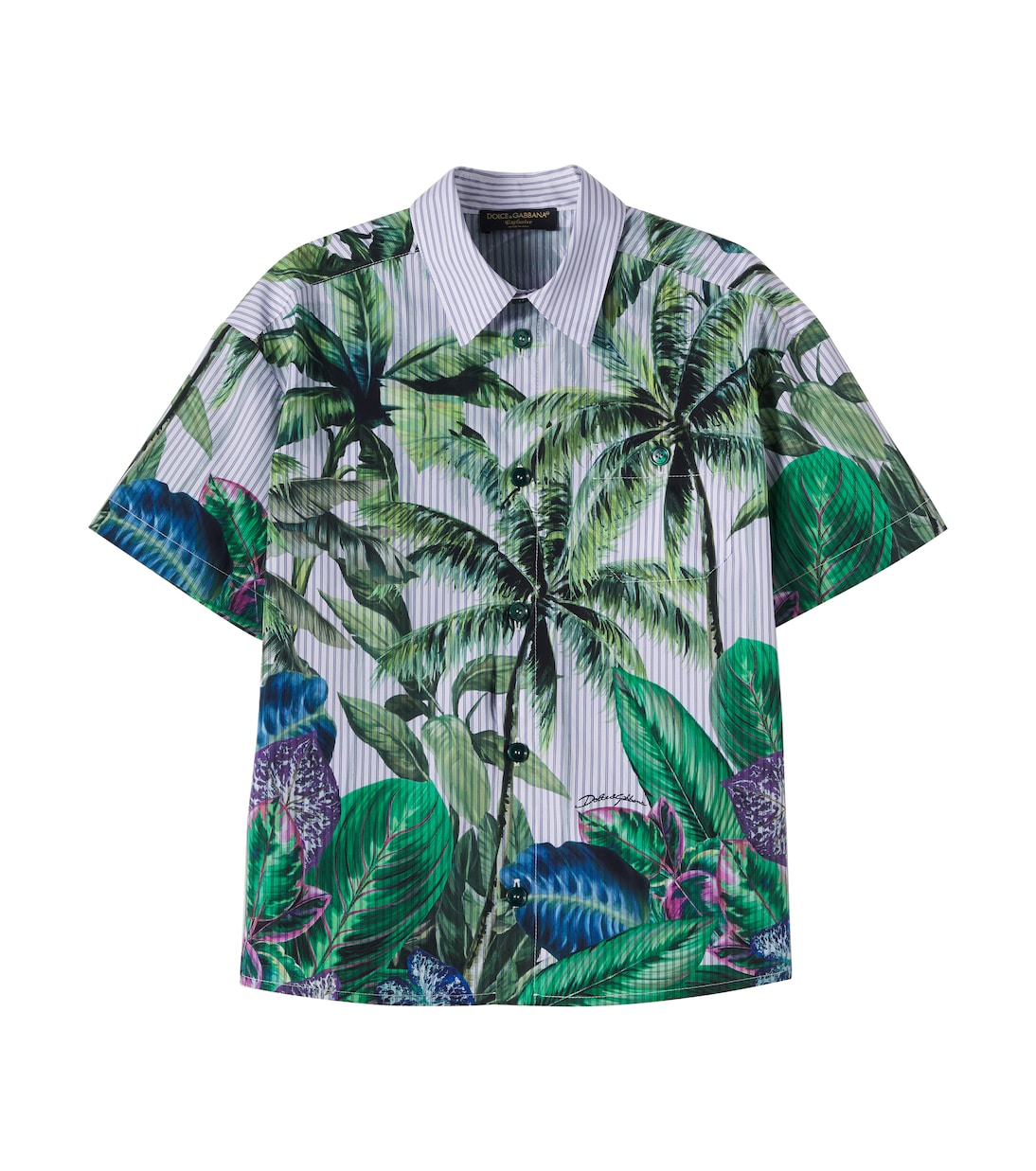 Bedrucktes Hemd aus Baumwolle | Dolce&Gabbana Kids