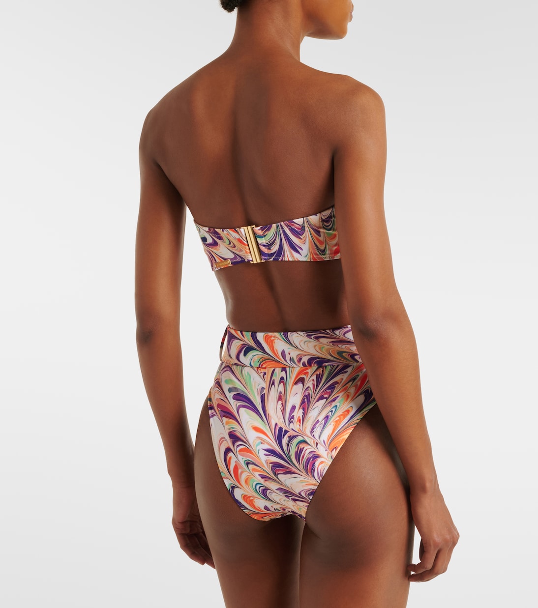 Iris belted printed bikini bottoms | Alexandra Miro