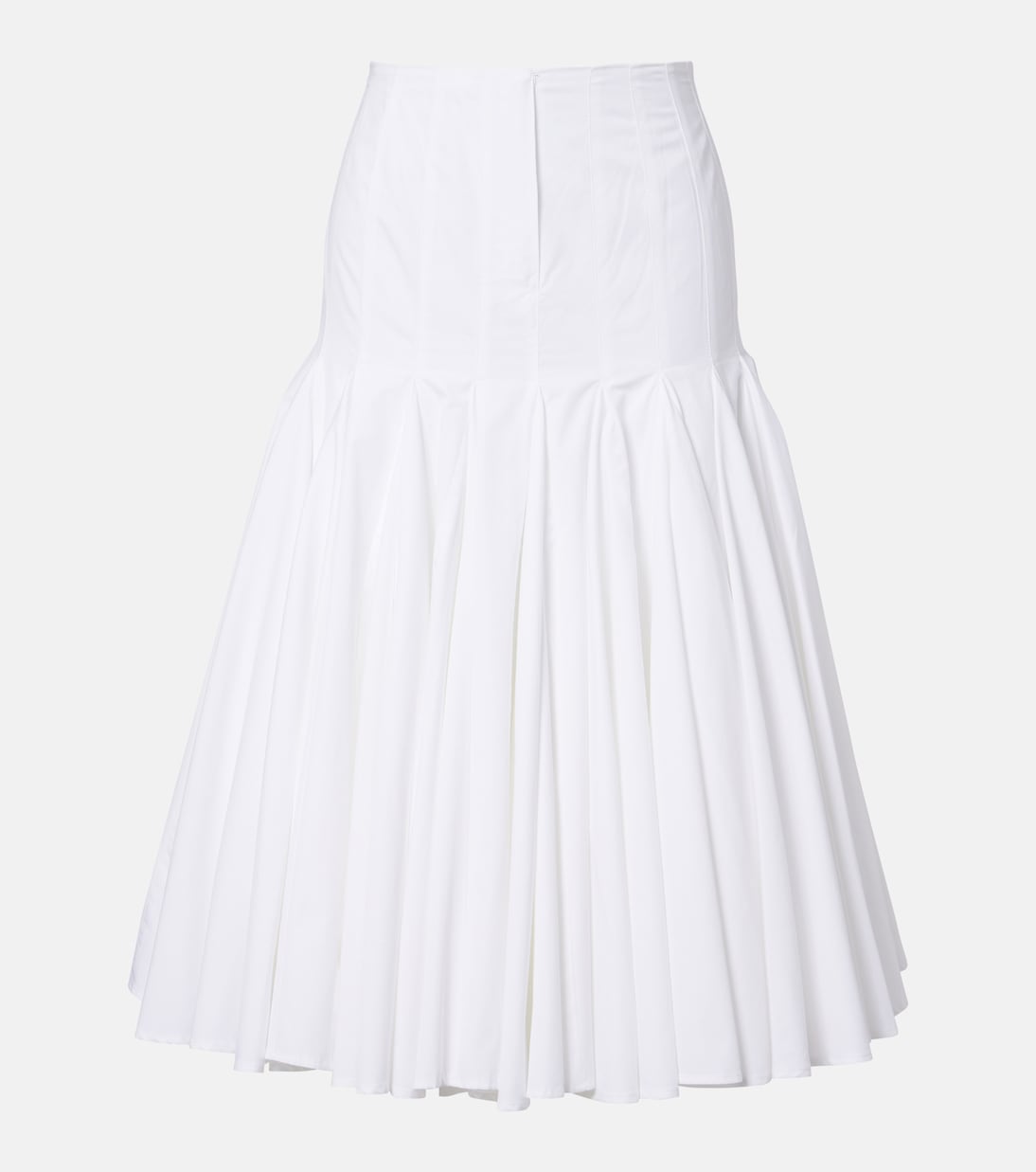 Agave cotton poplin midi skirt | Jacquemus