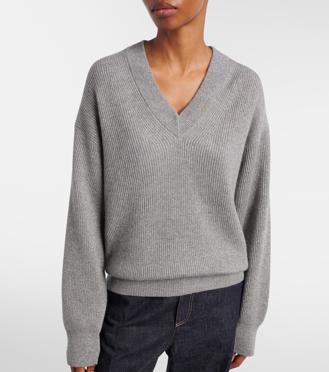 Pullover aus Rippstrick | Brunello Cucinelli