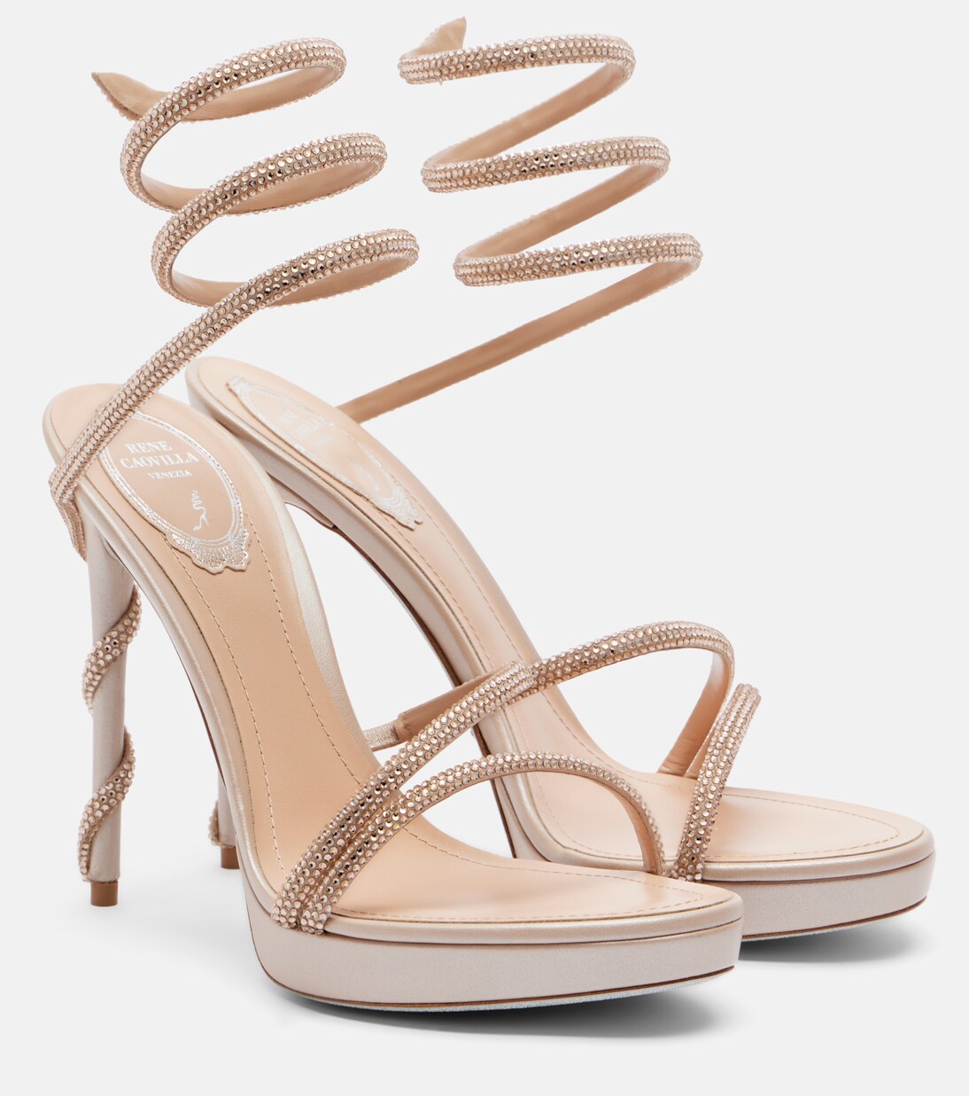 Margot embellished platform sandals | Rene Caovilla