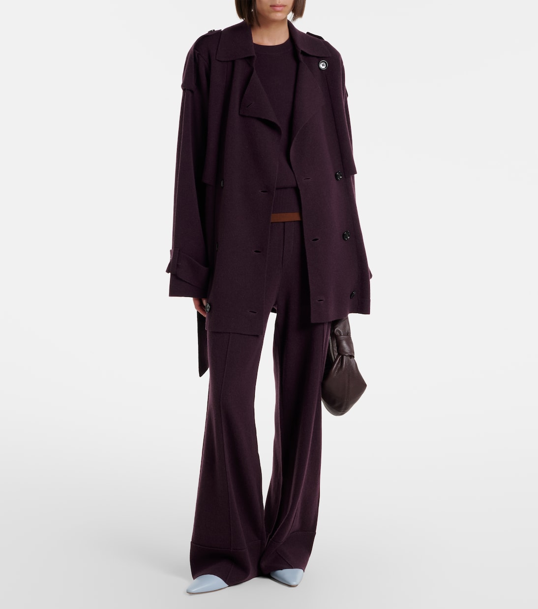 Wool and cashmere wide-leg pants | Jardin des Orangers