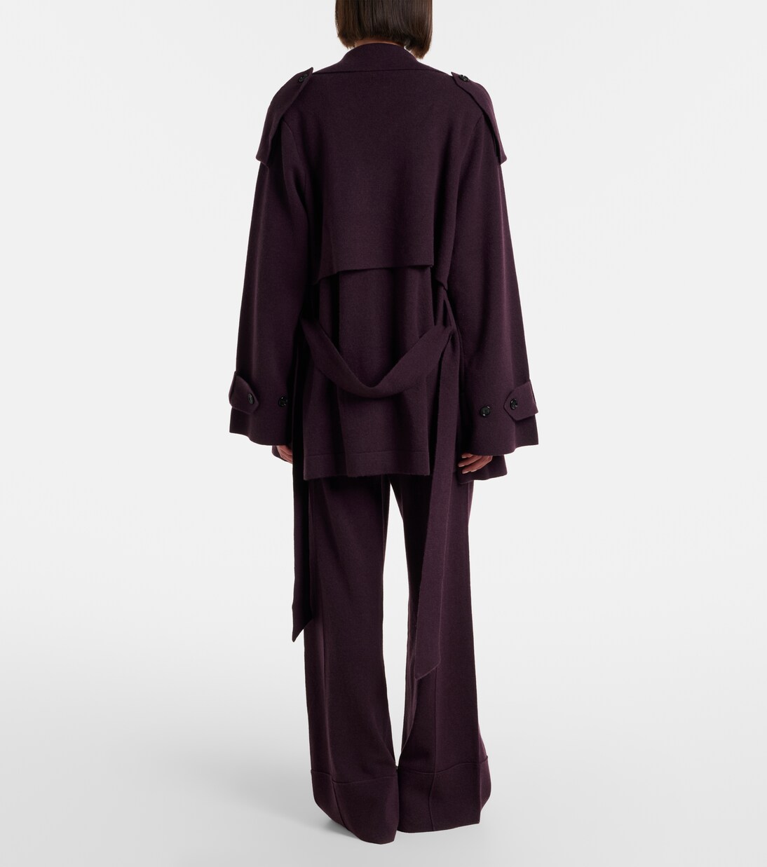 Wool and cashmere wide-leg pants | Jardin des Orangers