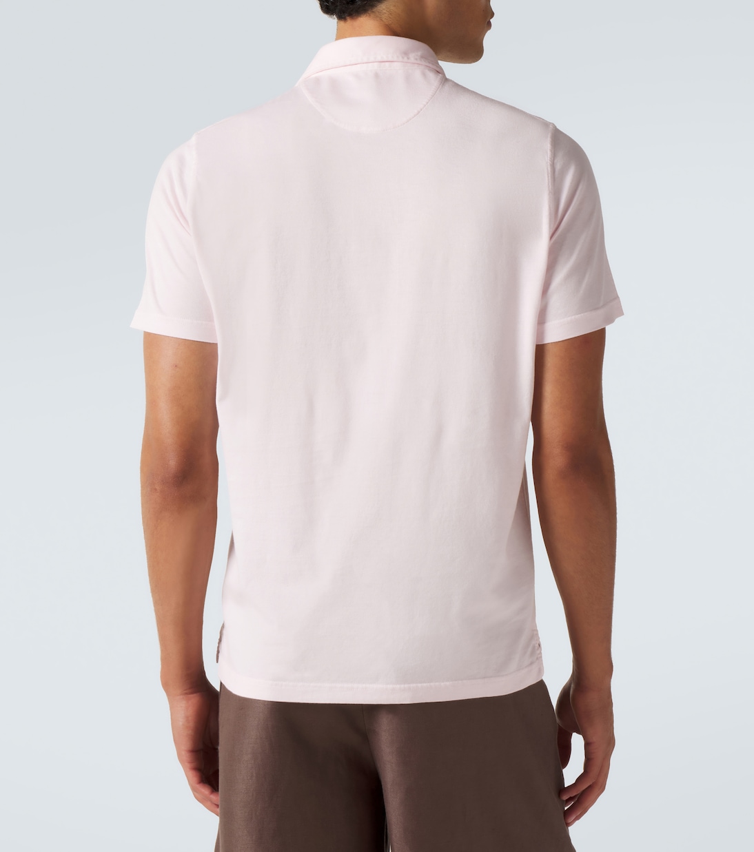 Cotton jersey polo shirt | Fedeli