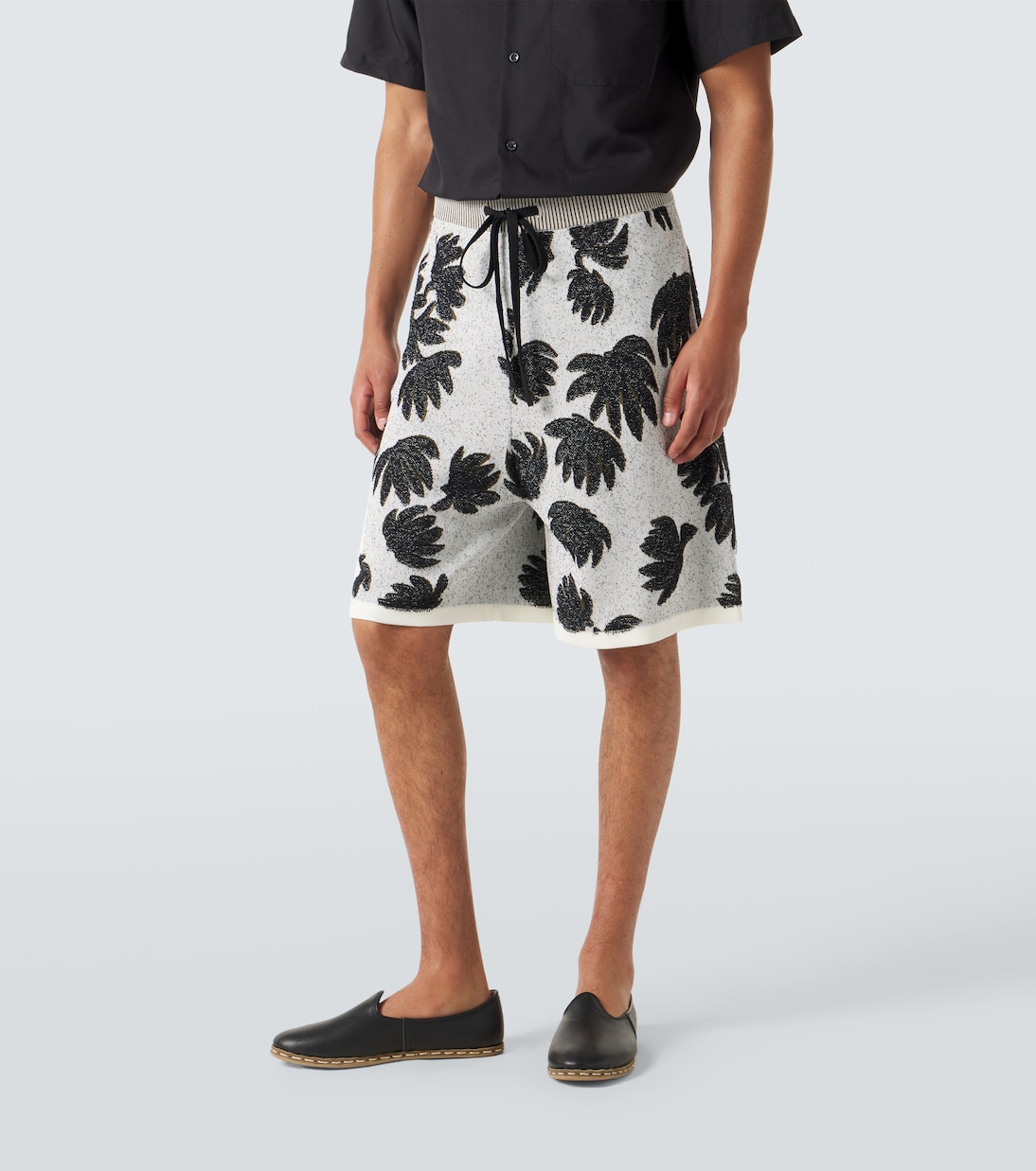 Jacquard terry shorts | Commas