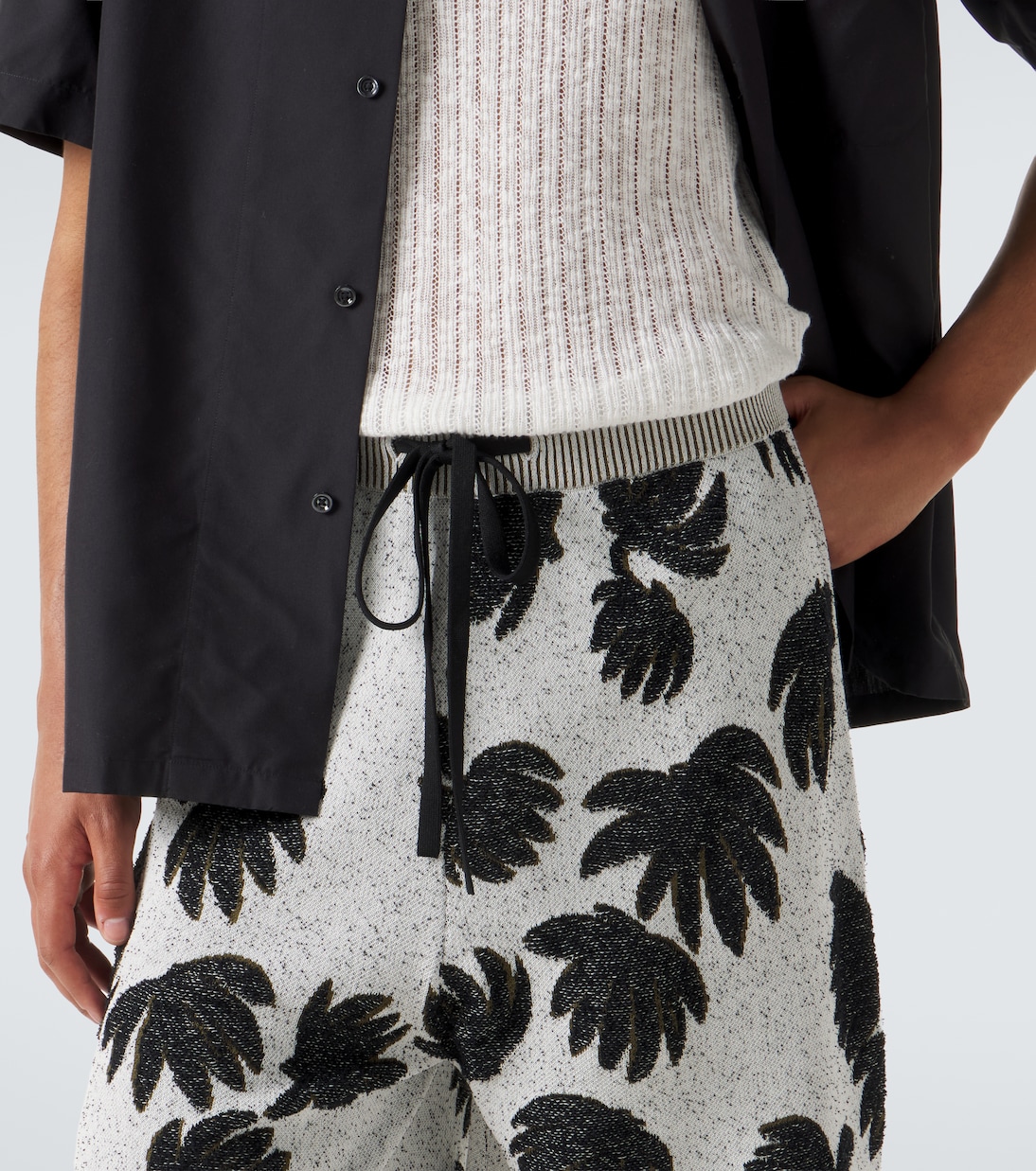 Jacquard terry shorts | Commas