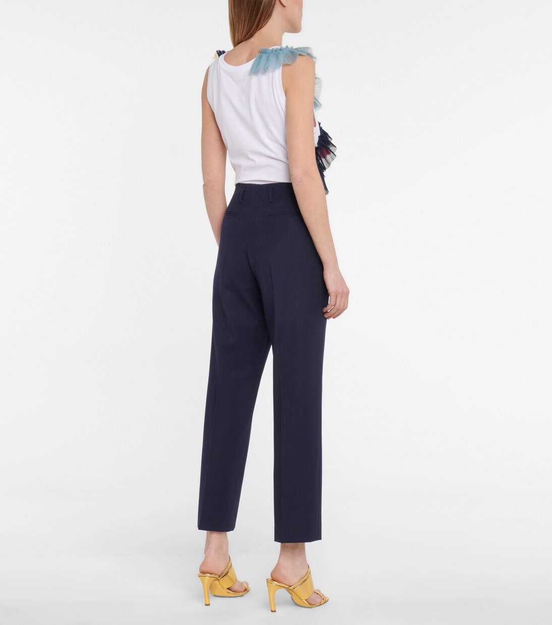 Mid-rise straight pants | Dries Van Noten