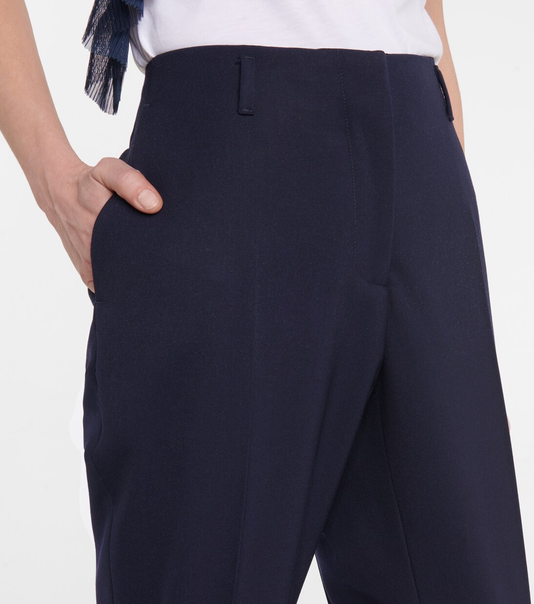 Mid-rise straight pants | Dries Van Noten