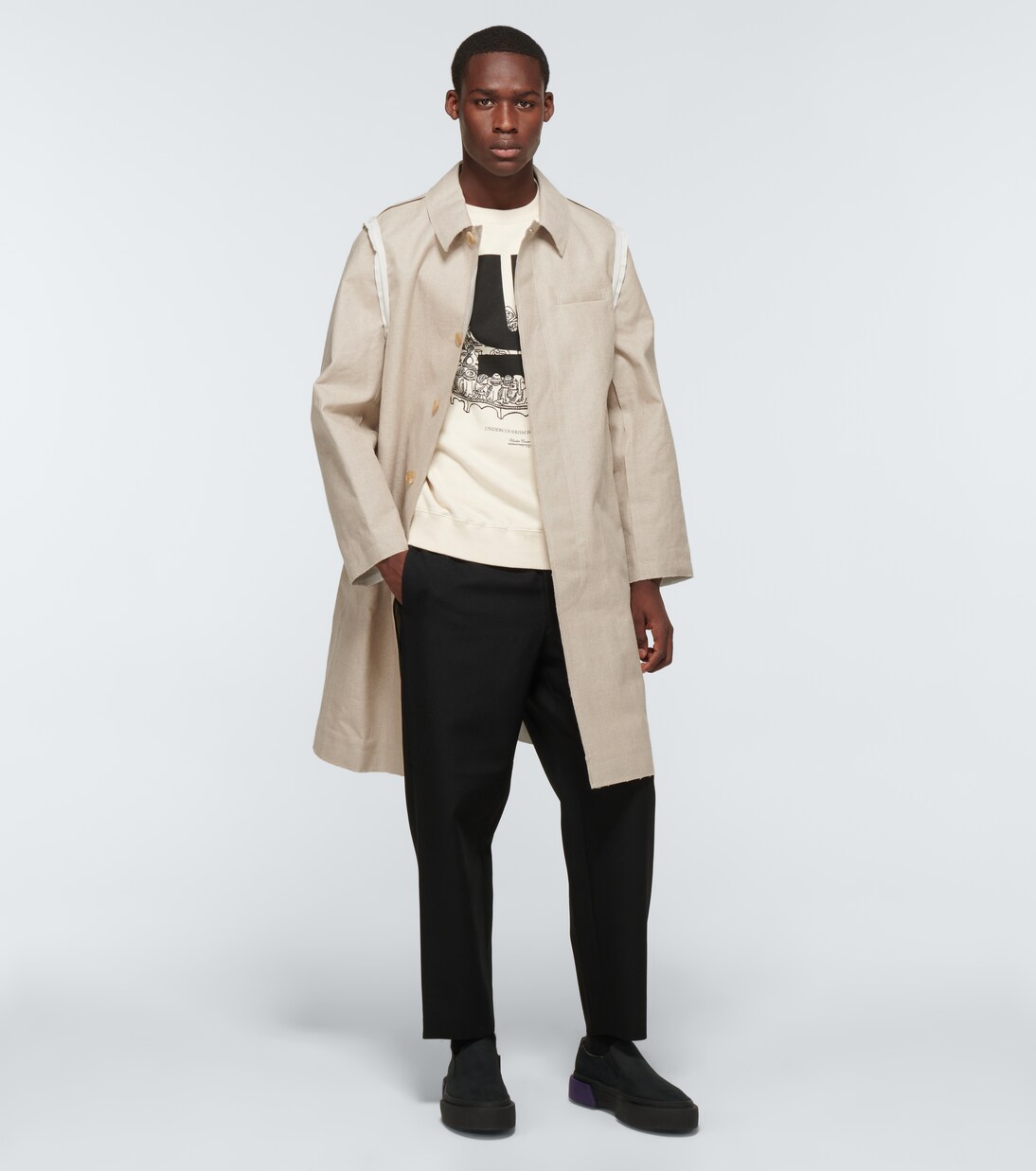 Raw-edge Mac coat | Undercover