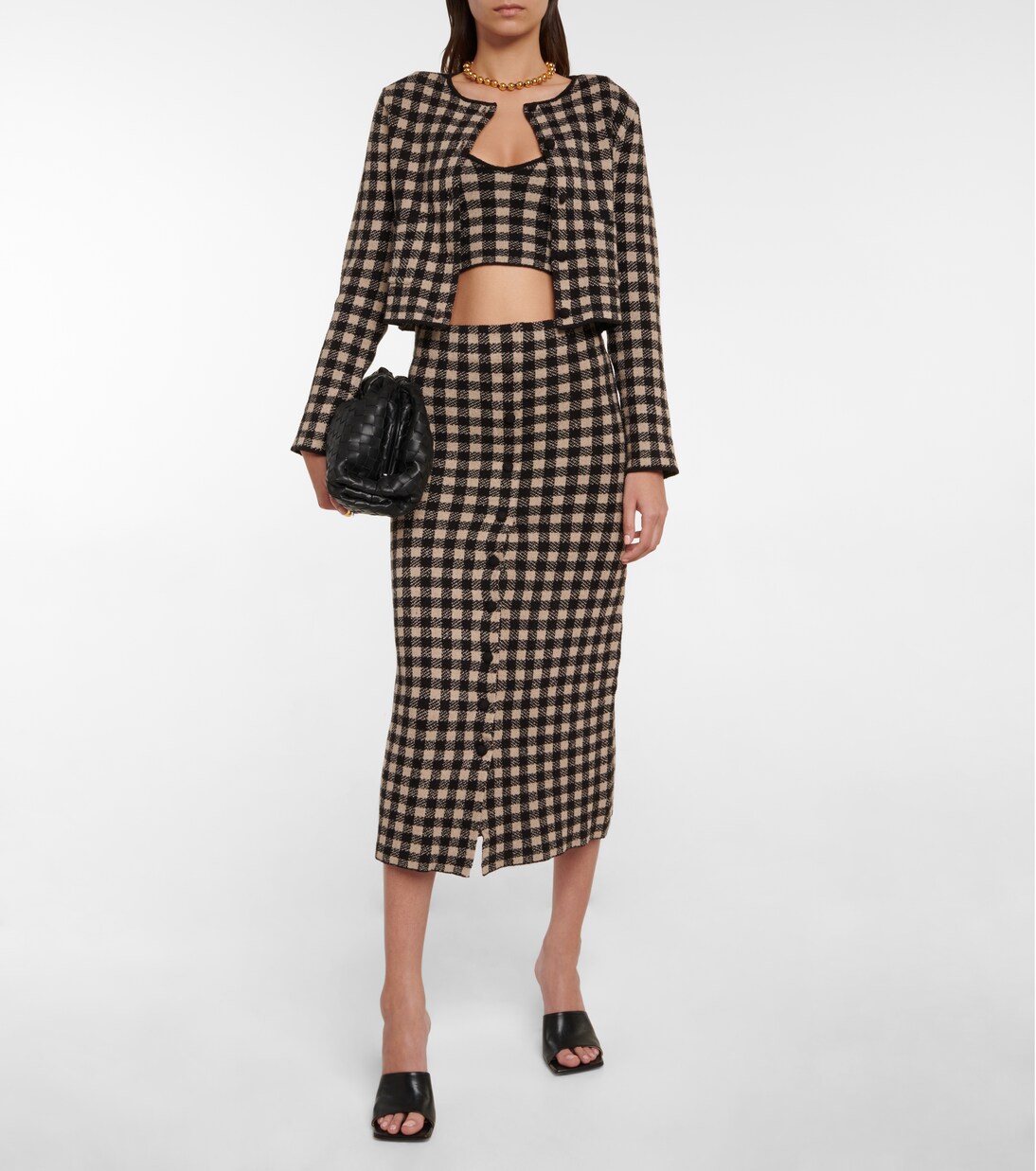 Flicker checked cardigan | Altuzarra