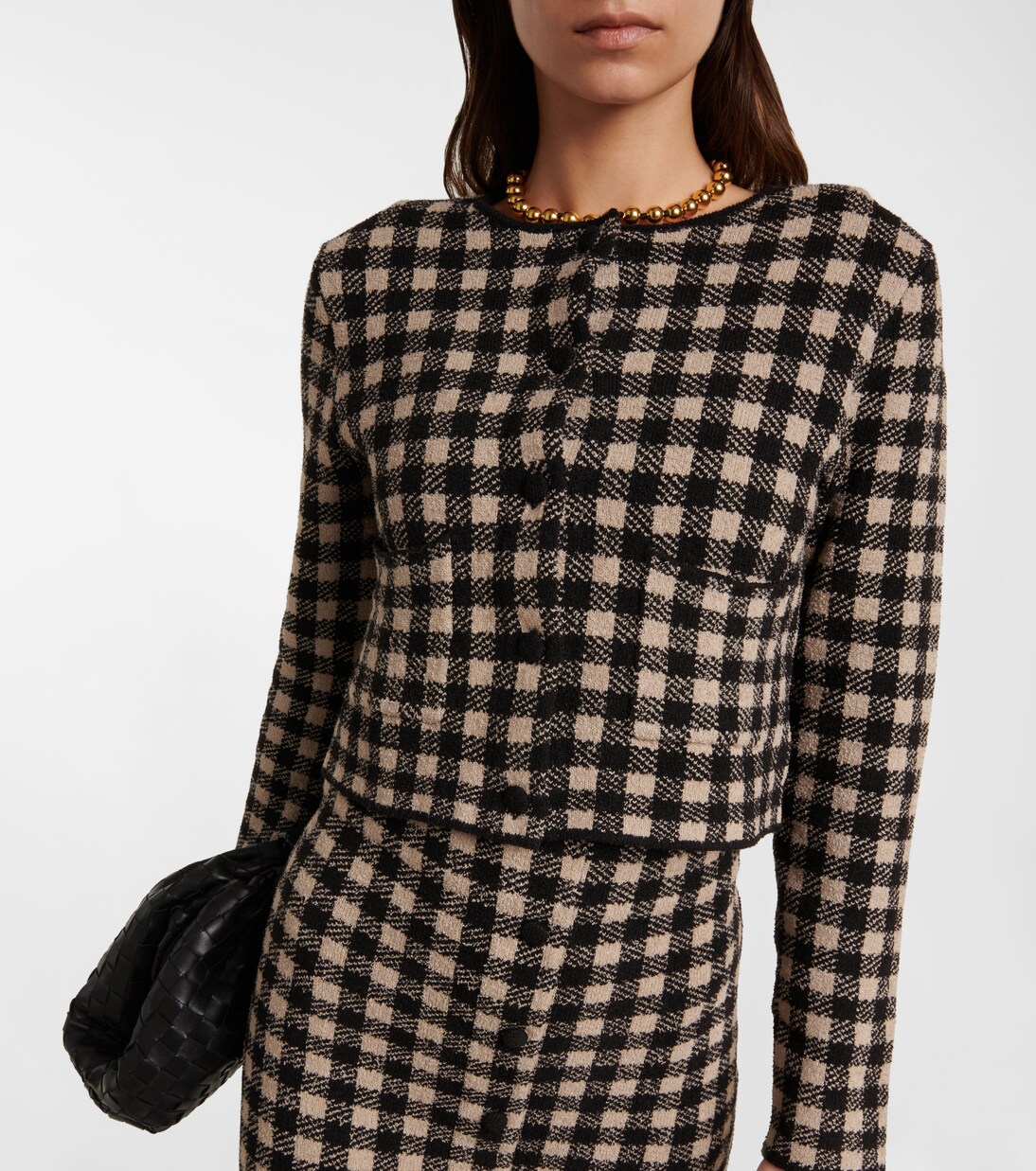 Flicker checked cardigan | Altuzarra