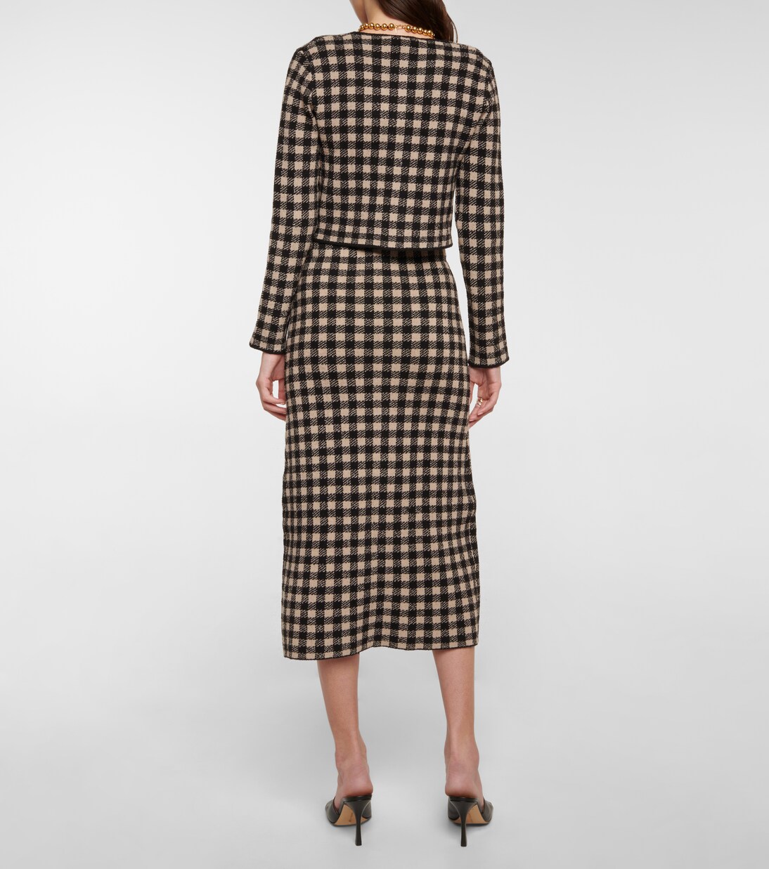 Flicker checked cardigan | Altuzarra